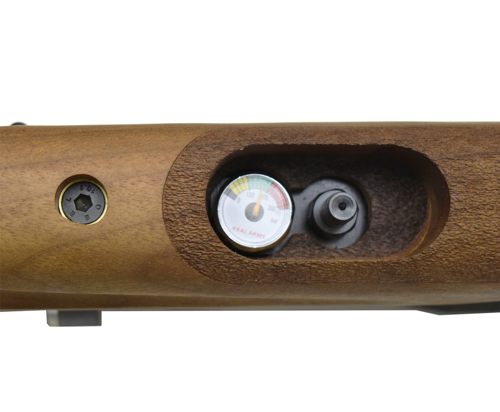 Винтовка пневматическая KRAL ARMS Puncher Maxi 3, Jumbo кал. 6,35мм орех