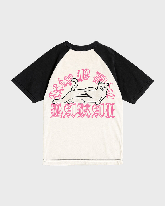 Футболка LAKAI X RIPNDIP Raglan Tee White / Black