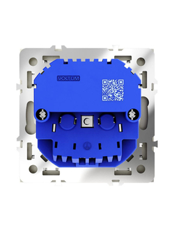 Розетка 1-м СП S70 16А с USB A+A с заземл. защ. шторки механизм шелк Voltum VLS040404