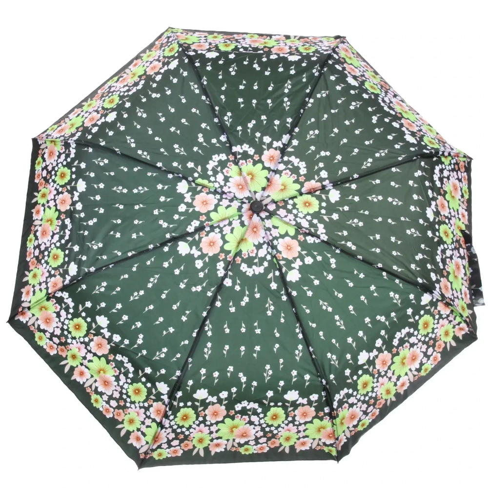 Зонт женский полуавтомат «Эфес», микс 6 цветов, 8 спиц, d-100см, длина в слож. виде 30см