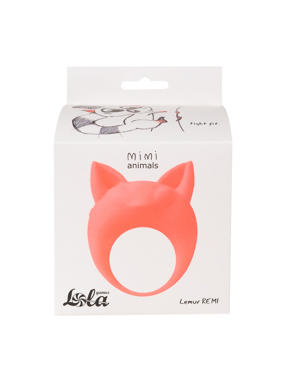 Стимулятор клитора Mimi Animals Lemur Remi Orange 7000-25lola
