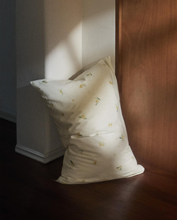 Наволочка Zara Home, лён 55%, хлопок 45%, с цветочным принтом, 7116/091