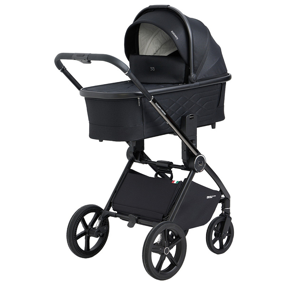 Детская коляска Sweet Baby Elegante 3 в 1 Chrome Black