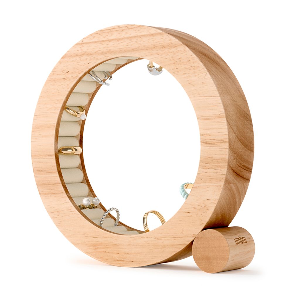 Органайзер для украшений Ferris, Ø19 см, натуральное дерево