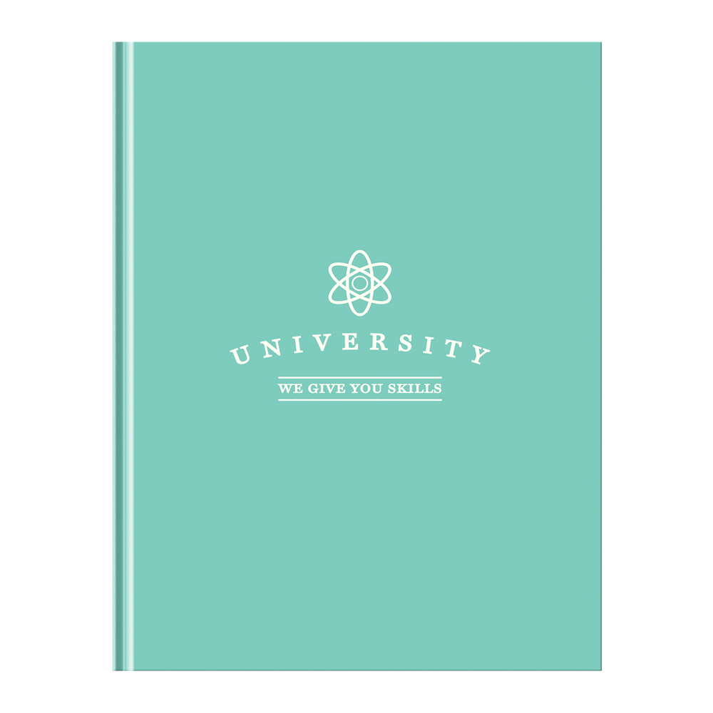 Записная книжка А5 64л. BG "University", soft-touch ламинация, блок-еженедельник, блок 80 гр/м2