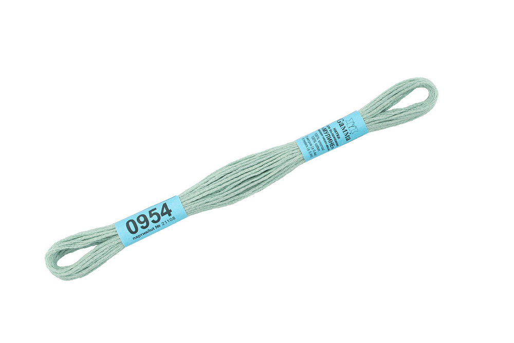 Мулине "Gamma", 100% хлопок, 8 м, №0954