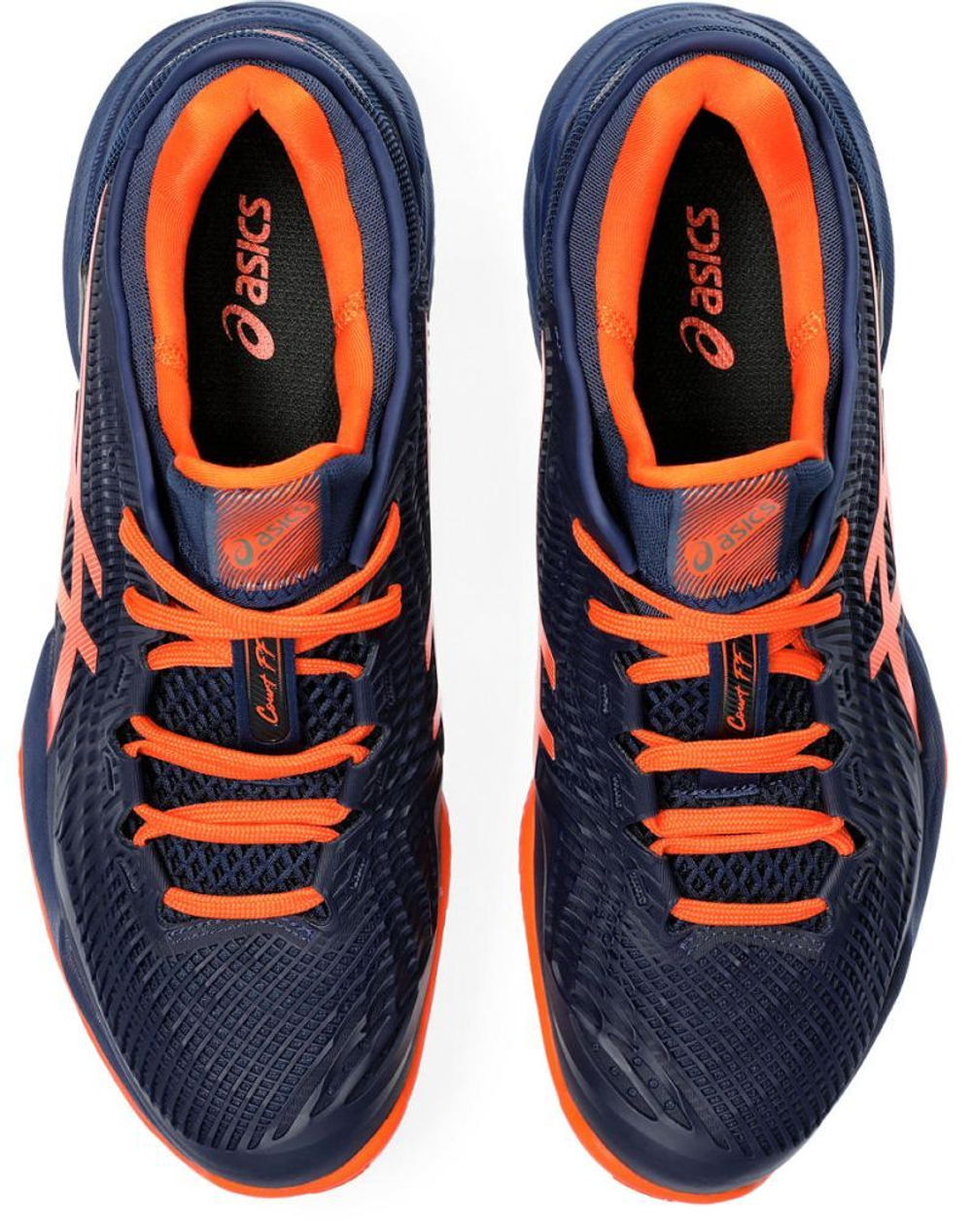 Мужские кроссовки теннисные Asics Court FF 3 Clay - blue expanse/koi