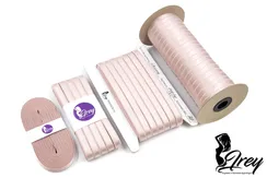 168 740/10 ОПТ Бретель глянец Lauma Fabrics, 10 мм, серебристый пион 168