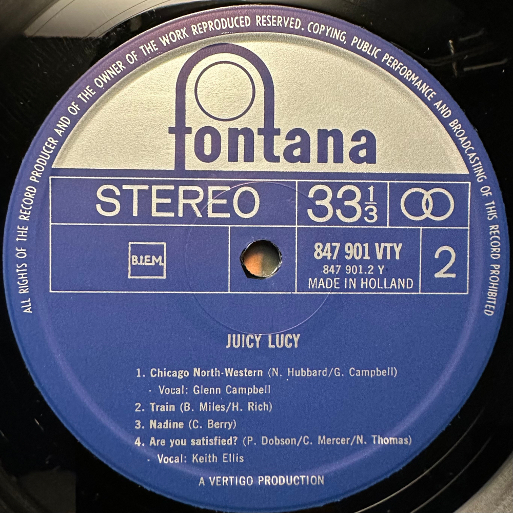 Juicy Lucy - Juicy Lucy (Голландия 1969г.)