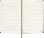 Ежедневник на 2025 год Moleskine Classic (DHK1512DC2) 9х14см твердая обложка зеленый