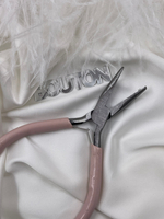 Тонкогубцы-утконосы серебристые с розовыми ручками