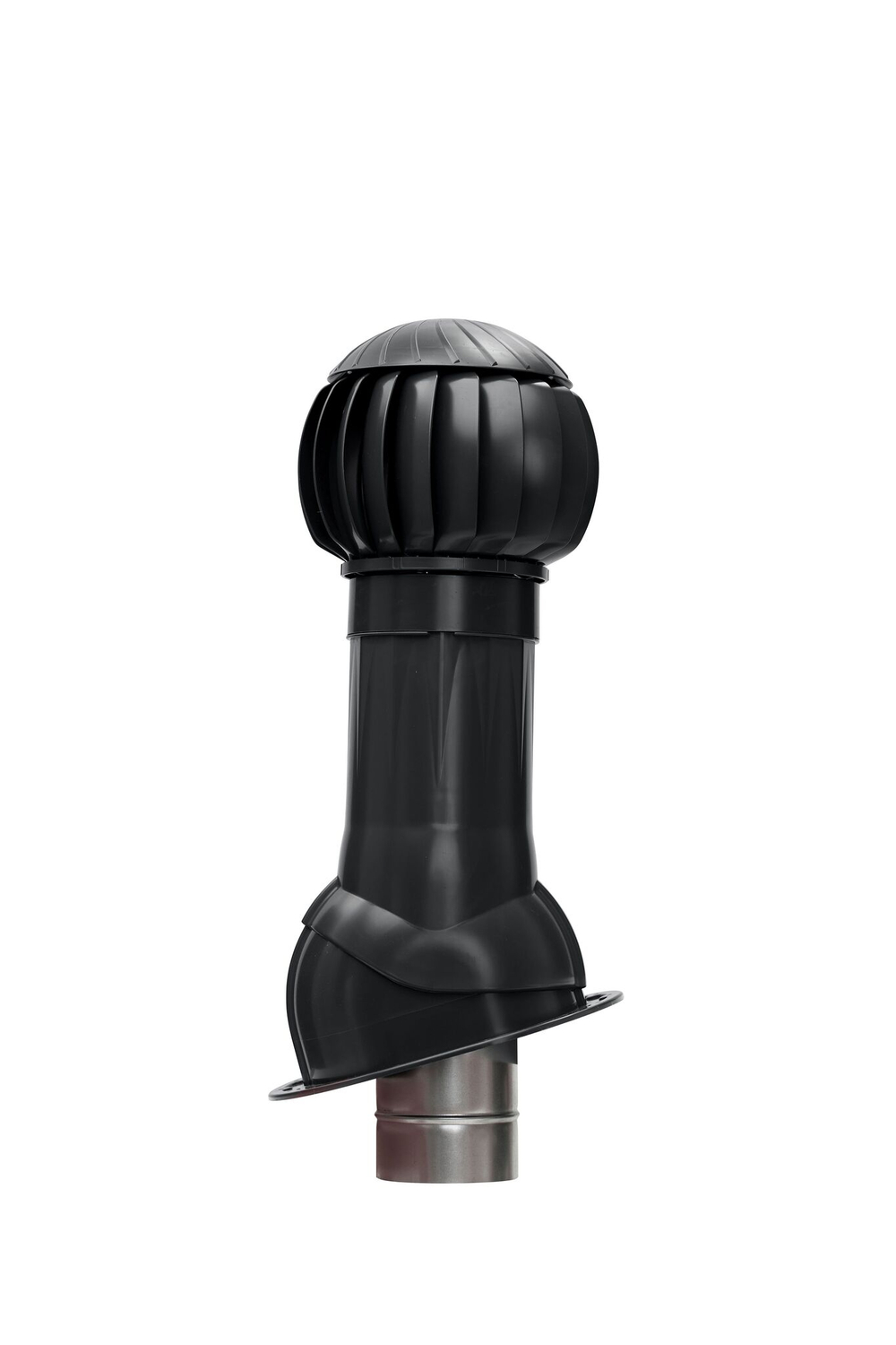 Комплект RRTV D160 для фальцевой и битумной кровли пластик Black ERA