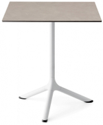 Стол ламинированный обеденный Scab Design Tripe, белый, тортора шпатель