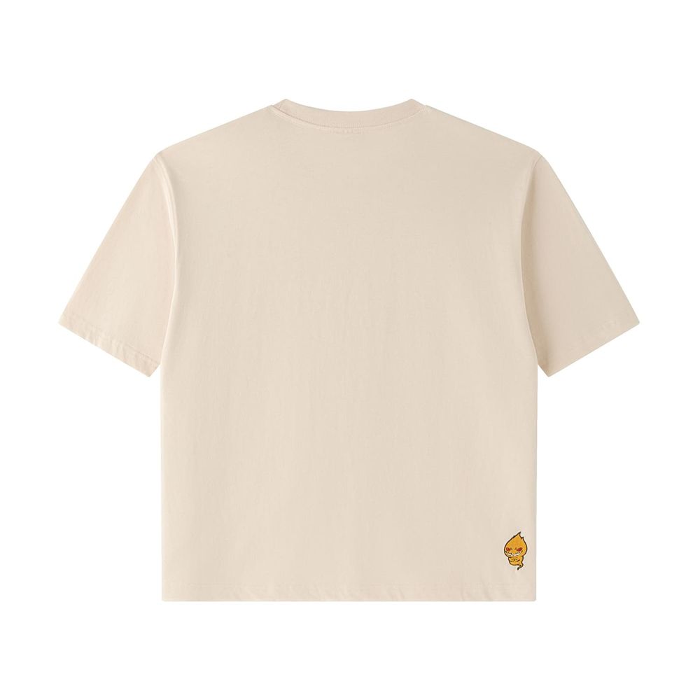 Футболка Ymkashix Ghost бежевая