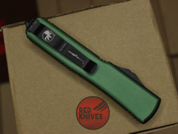 Нож Microtech Ultratech Standard S/E A+++ - зеленая рукоять, черный клинок