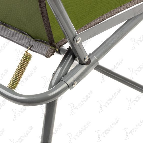 Кресло складное труба ф19 Зеленый ромб (T-HS-SK-01-G) Helios