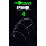 KORDA Крючок Spinner B PTFE №4 без бородки 10шт