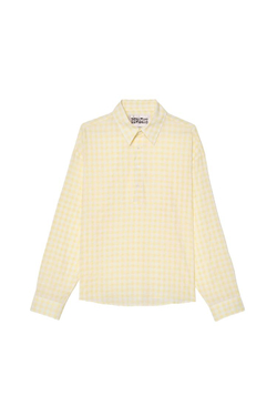 ZARA X BENITO ANTONIO РУБАШКА С ВОРОТНИКОМ ПОЛО, ЖЕЛТЫЙ