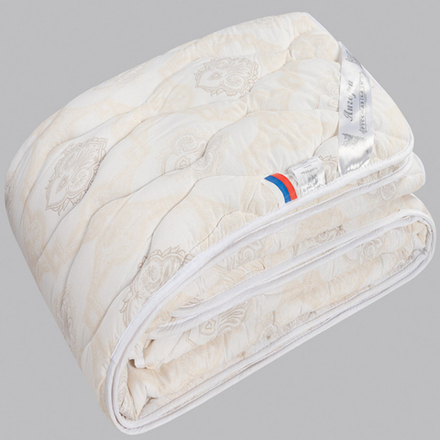 Одеяло "РУ. АНГОРА" Русская сказка, стандарт, плотность 300 г/м2, тик 100% хлопок, Россия.