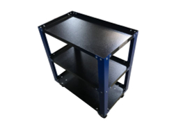 Инструментальная тележка GWT-B3 (3 полки, колеса с тормозом, синяя)