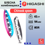 Блесна колеблющаяся HIGASHI Chinook spoon 45g #01
