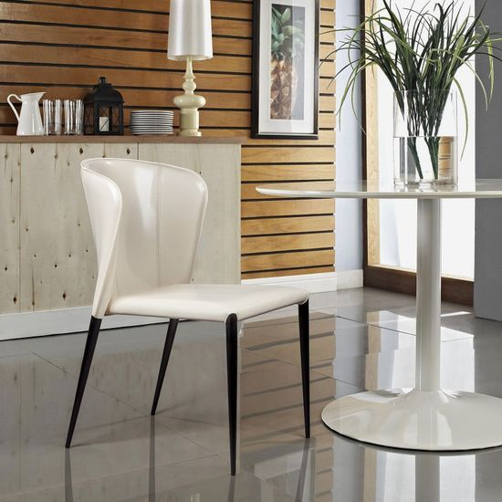 Стул Albert кожа бежевый