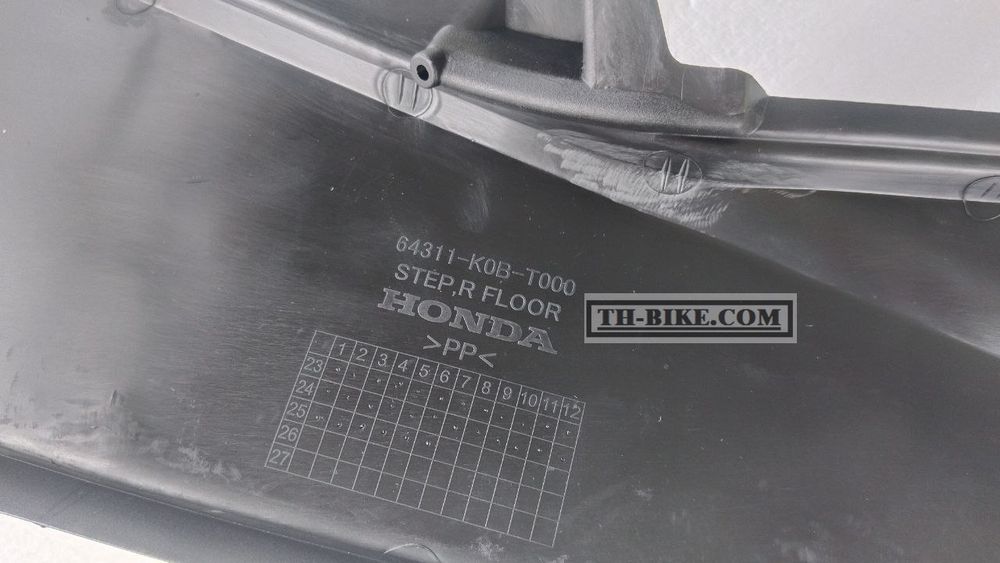 64311-K0B-T00ZA. STEP, R. FLOOR *NH1* (NH1 BLACK). HONDA