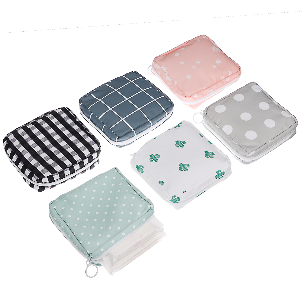 Мини-органайзер для гигиенических средств ЮL, полиэстер, 12x12x5,5см, 4-6 дизайнов