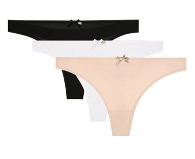 Набор из 3 трусиков-стринг Olivia разных цветов (Размер: M) (Цвет: разноцветный)