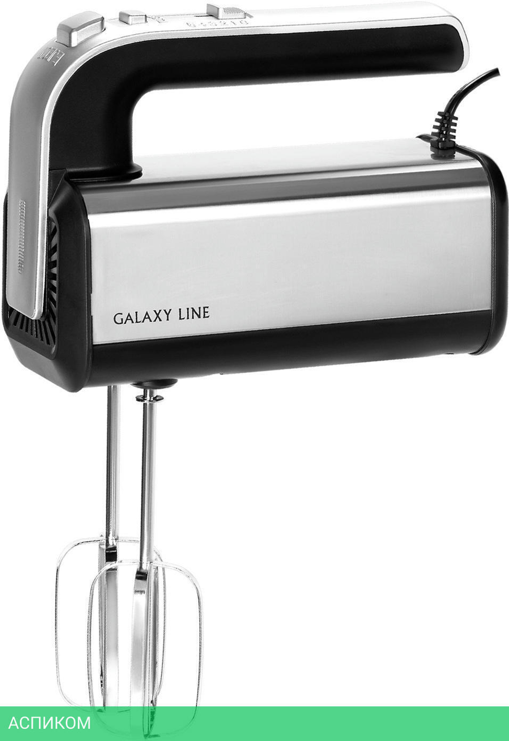 Миксер Galaxy Line GL2228 черный/серебристый (ГЛ2228Л)