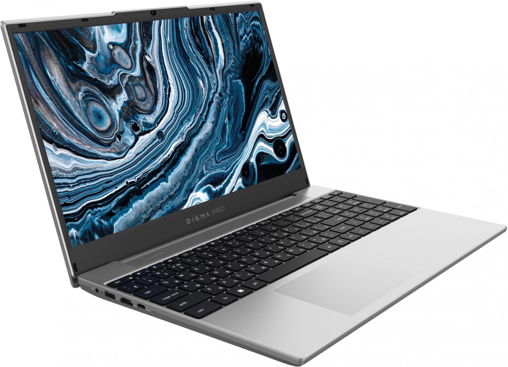 Ноутбук  Digma Pro Breve 15.6 ", Ryzen 7, 16 Гб RAM, 512 Гб SSD, Radeon Graphics, Серебристый