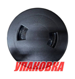 Крышка люка технологическая 152.5 черная (упаковка из 12 шт.)