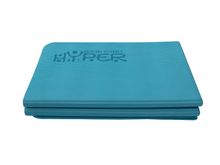 Коврик для йоги складной 190 х 120 см толщина 8 мм TPE HYPERMAT бирюзовый