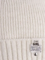 Шапка для девочки осенняя