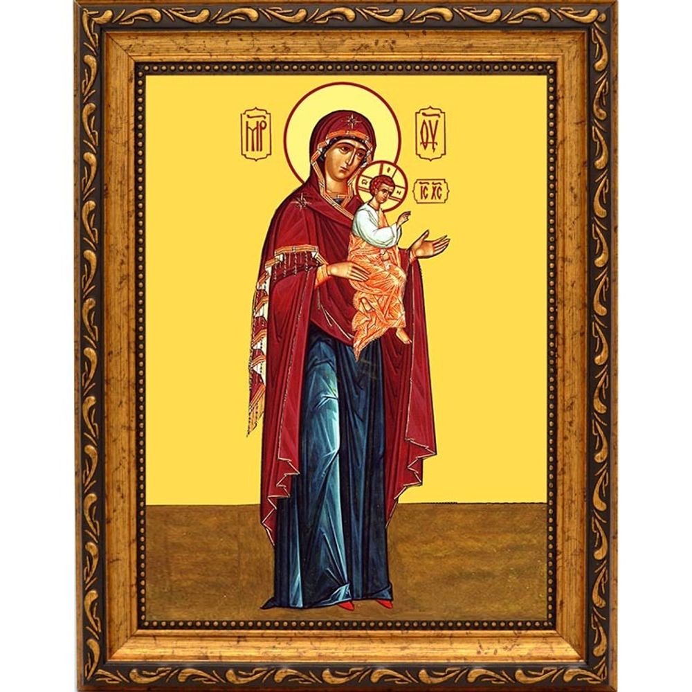 Косинская Моденская икона Божьей Матери на холсте.