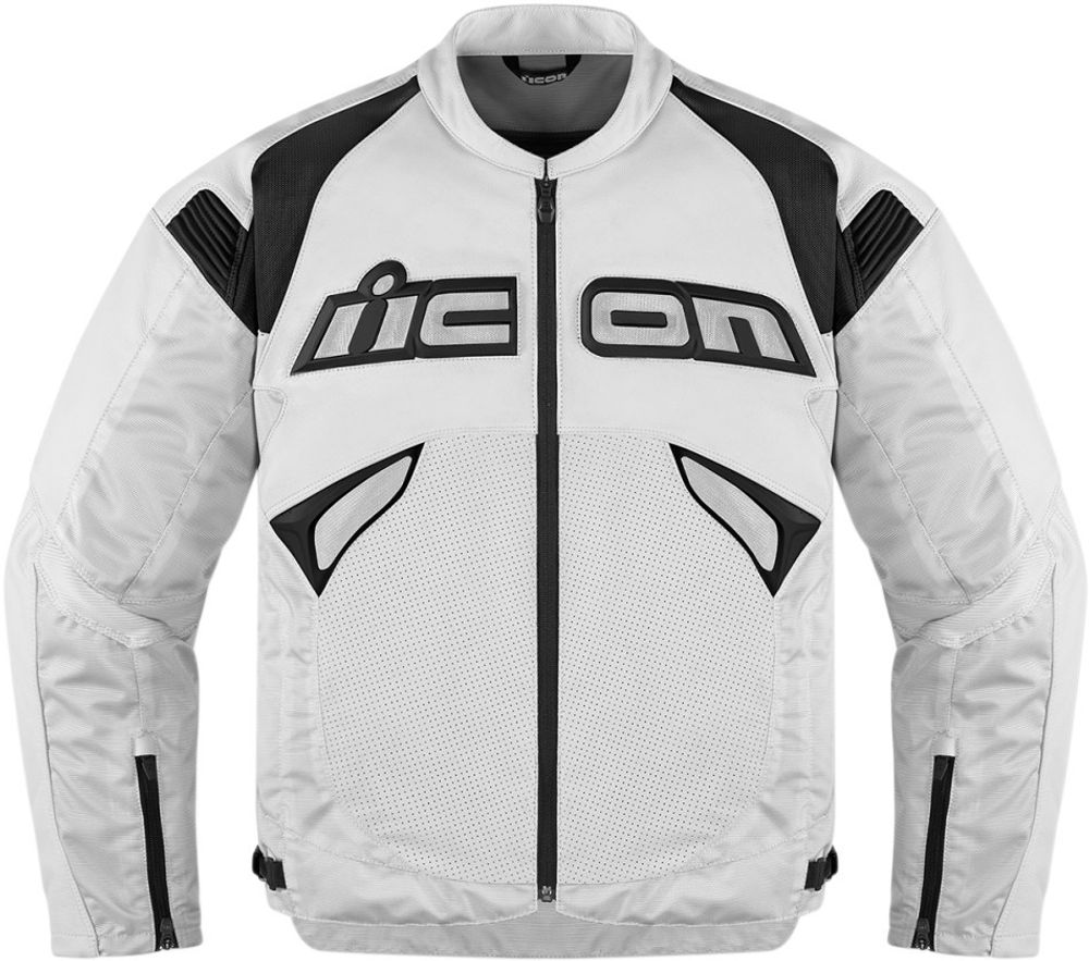 Мотокуртка - ICON SANCTUARY (кожа, белая)
