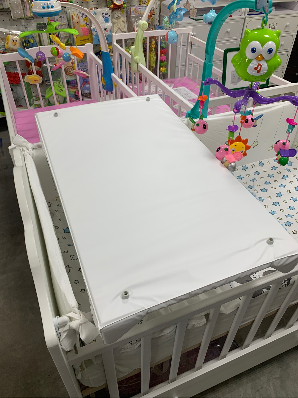 Пеленальный матрасик (Накладка) №3 Топотушки "Мой Любимый Мишка" (79*46*10 см.)