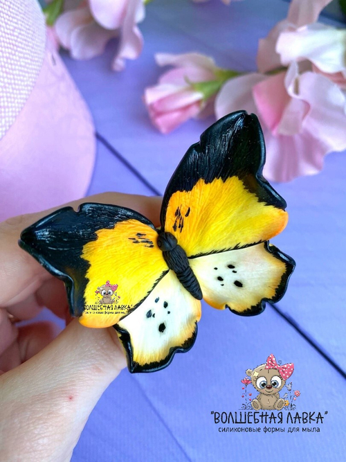 Силиконовая форма Бабочка средняя