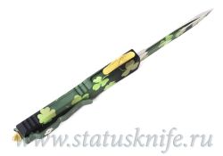 Нож Microtech Ultratech 121-2SPDS Green Lucky Cloverфотография - 7