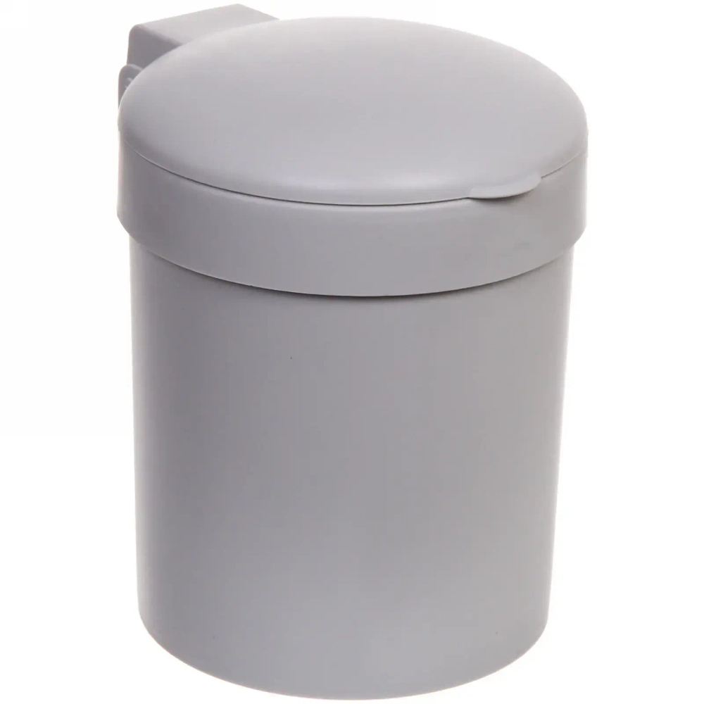 Контейнер для мусора 1,1л светло-серый