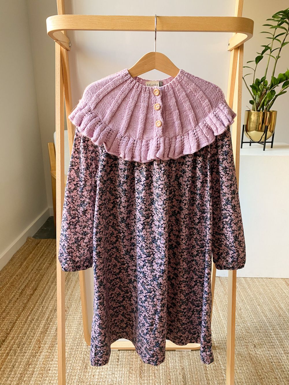 Новое хлопковое платье Kalinka, 140