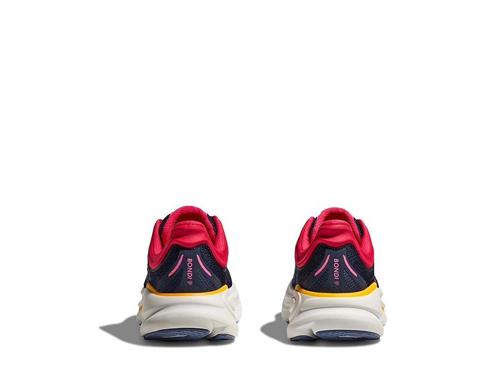 Кроссовки для бега женские Hoka Bondi 9 W Сине-Розовые