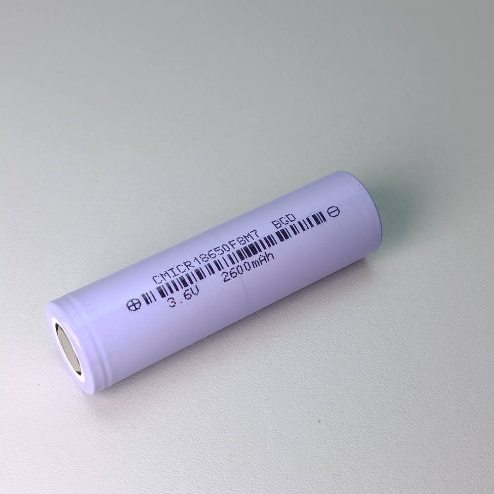 Li-ion 18650 3.7v среднетоковый с большим сроком службы ICR18650 F8M7 2600 мАч