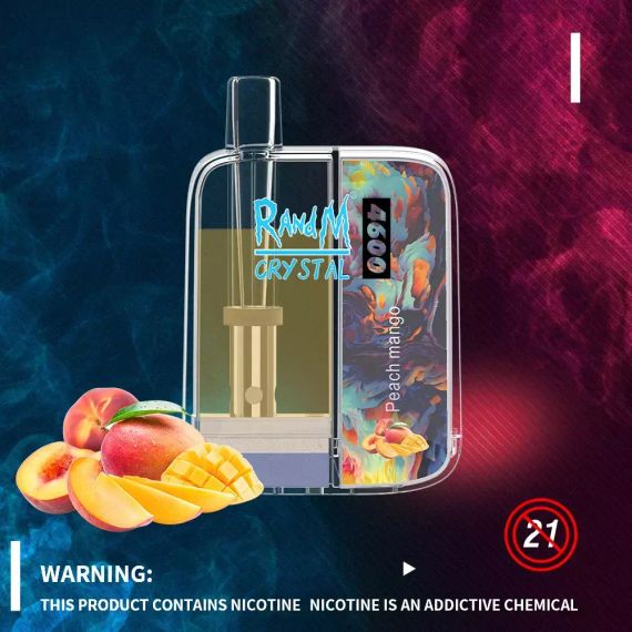 RandM 4600 Crystal - Peach Mango (5% nic)