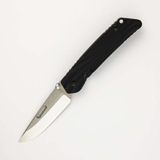 Премиальный японский нож Rockstead HIZEN-ZDP 67 HRC - рукоять алюминий, сталь ZDP-189