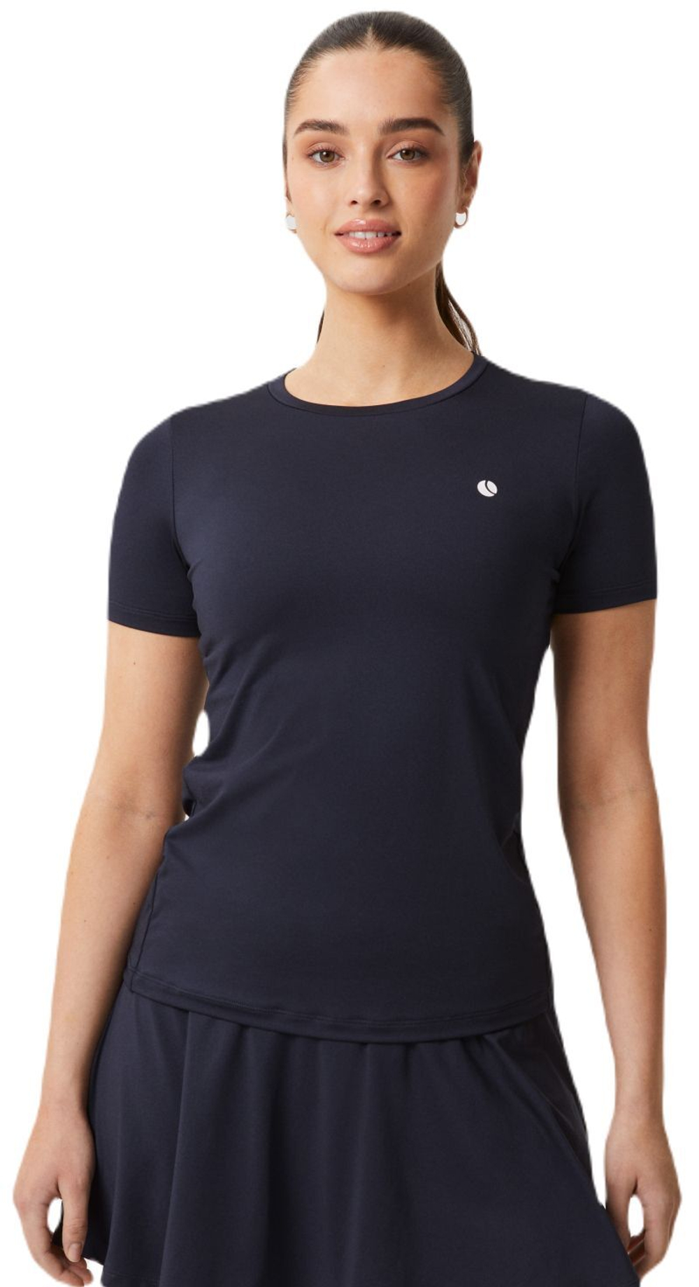 Женская теннисная футболка Bj_rn Borg Ace Slim T-Shirt - Blue