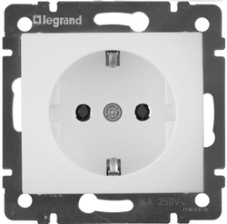 4320/4420 Розетка с заземлением 1 шт белая