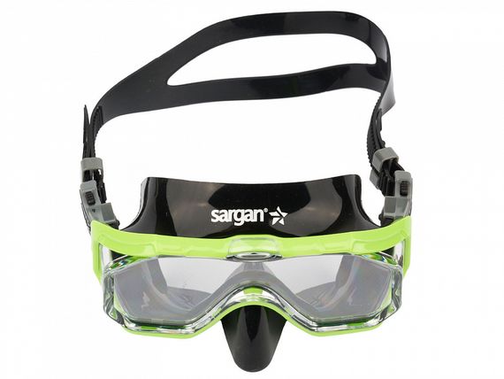 Маска Sargan Панорама черный/зеленый
