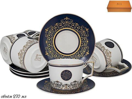 Lenardi 244-001 Чайный набор 12пр. 250 мл в под.уп. (х8) Фарфор