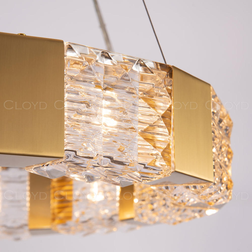 Люстра Cloyd CORUND-A C12 / Ø70 см - латунь (арт.10925)